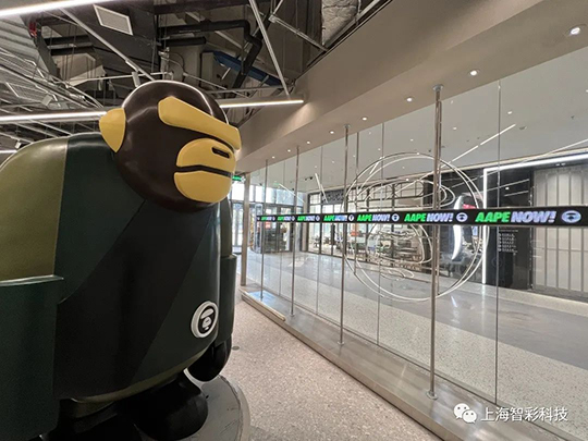 上海松江印象城Aape店鋪LED顯示屏由智彩科技設(shè)計、安裝 上海松江印象城Aape店鋪LED顯示屏由智彩科技設(shè)計、安裝